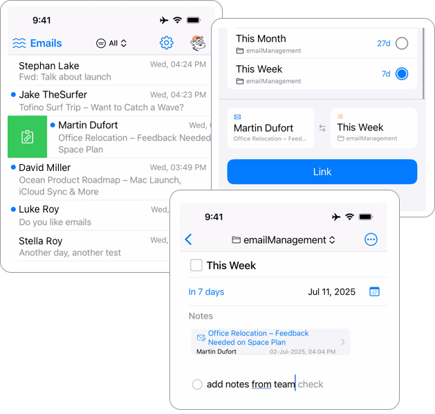Email - Link To Task